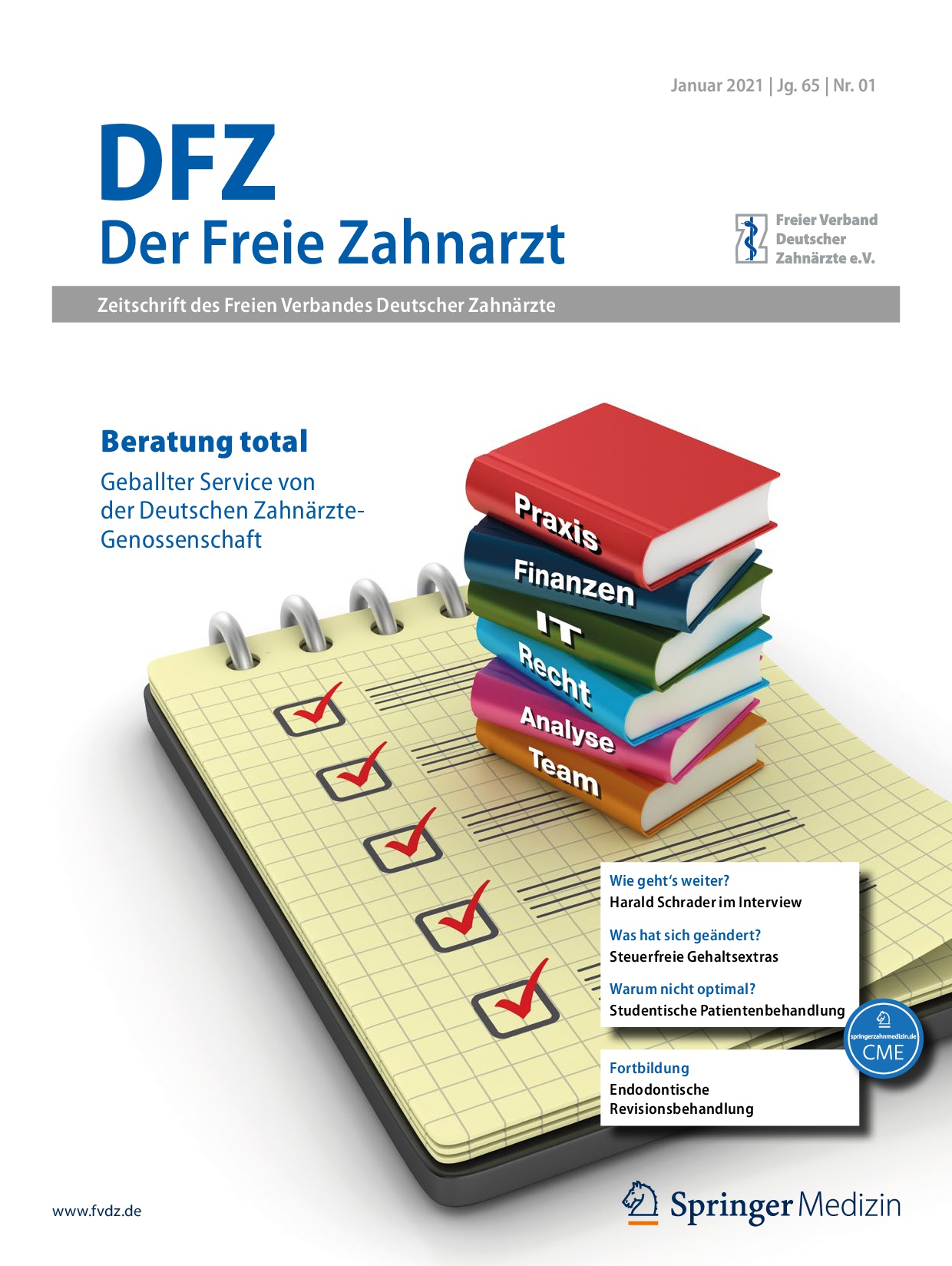 In voller Länge: Die DZG eG in „Der Freie Zahnarzt“