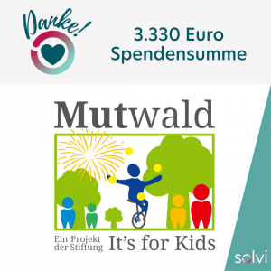 Spendensumme Mutwald-Festival – wir sagen Danke!
